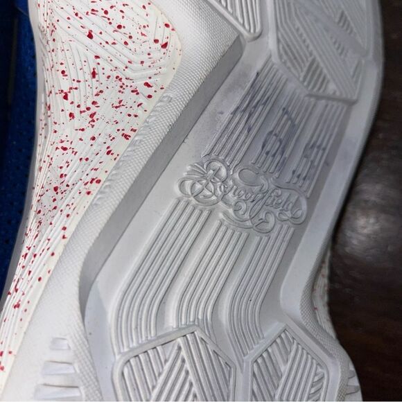 Adidas Kansas Jayhawks Team Issued Blue White Damian Lillard 2 Basketball Shoes